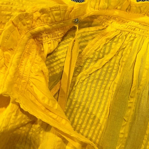 J Crew Ruffle-trim tiered dress in cotton dobby, S - Picture 8 of 12